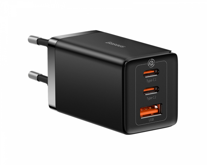  GaN5 Pro Pikalaturi 2C+U 65W - Musta
