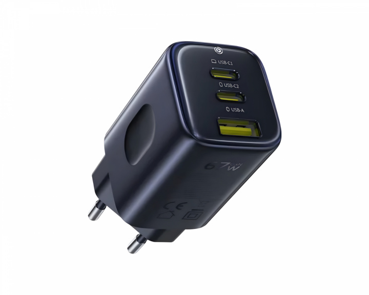  PicoGo AE11 Pikalaturi 2C+U 67W - Musta