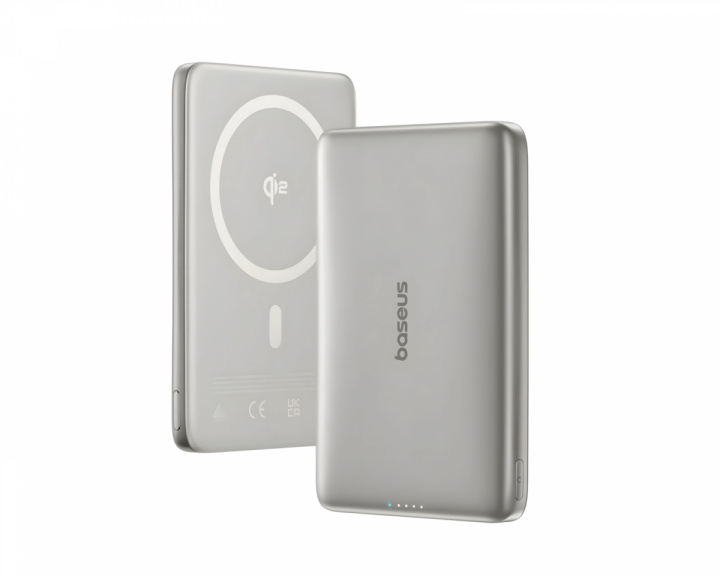  PicoGo AM41 Ultraohut Qi2 Magneettinen Varavirtalähde 27W 10000mAh - Titaani