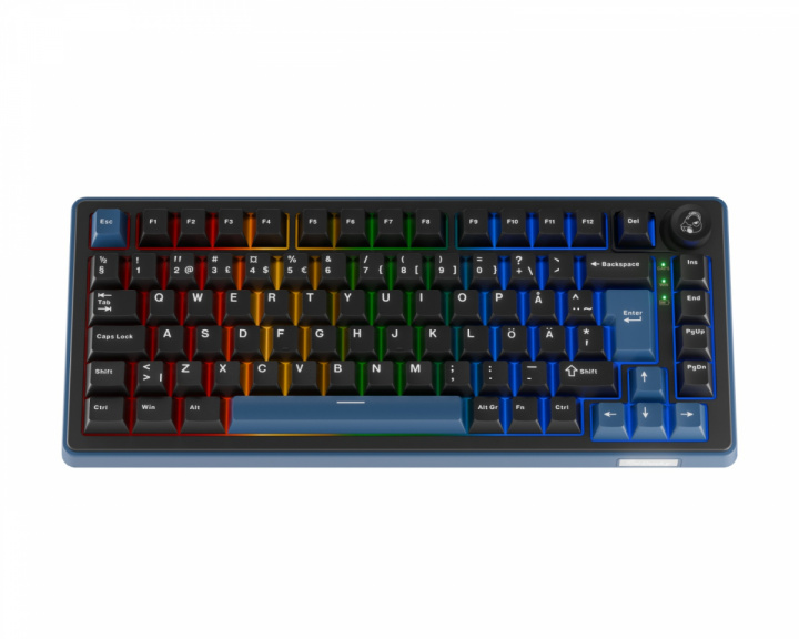  OK-M-75 - 75% RGB Langaton Pelinäppäimistö - Pohjoismainen ISO - [KTT Linear]