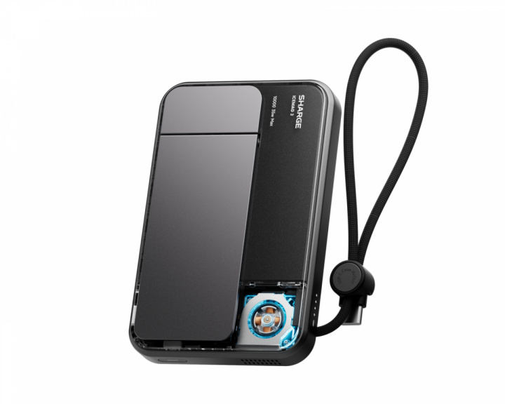  ICEMAG 3 Qi Wireless Magnetic Powerbank 10000 mah - Black