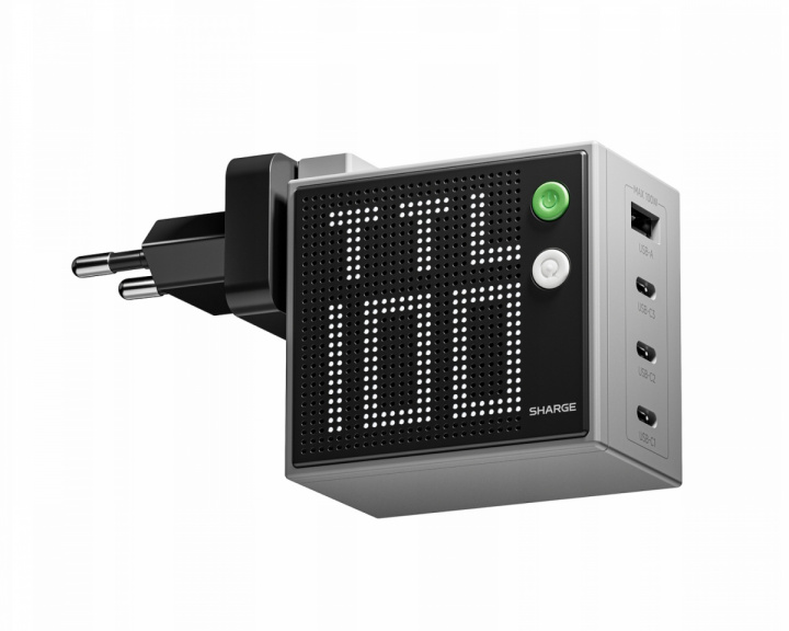  Pixel 100W USB-C & USB-A Charger - Grey