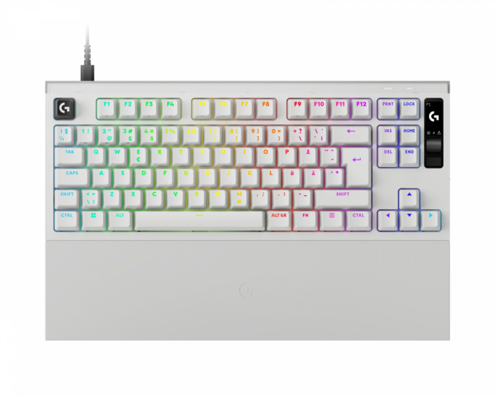 Logitech PRO X 2 Rapid TKL Gaming Näppäimistö - Valkoinen