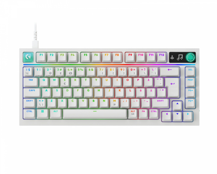 Logitech G316 X 75 Gaming Näppäimistö - Valkoinen