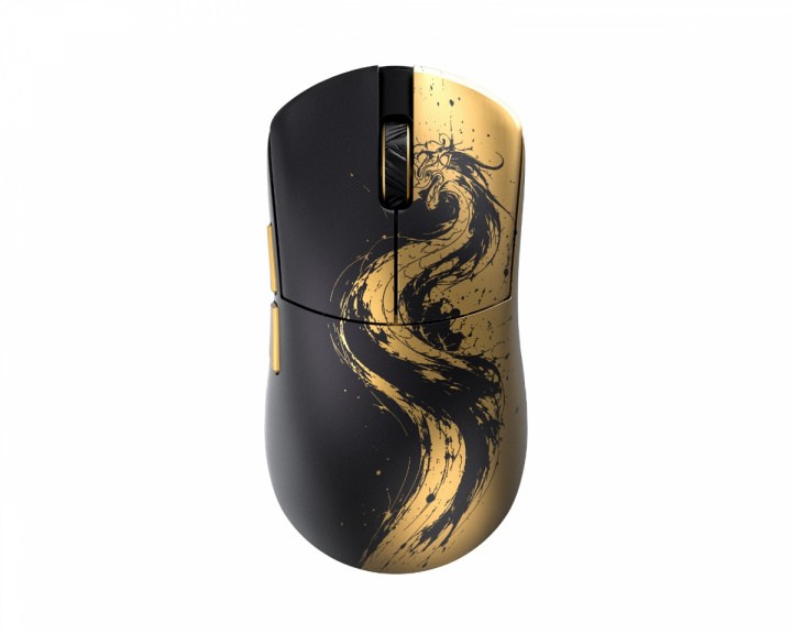  Huan M x Xi'an Museum Magnesium Wireless Gaming Mouse - Musta/Kulta - Limited Edition