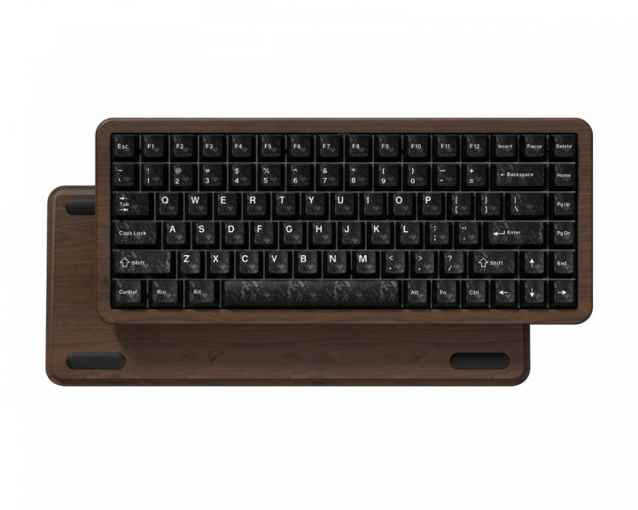  WD75 HE 75% Langaton Näppäimistö - Walnut Black