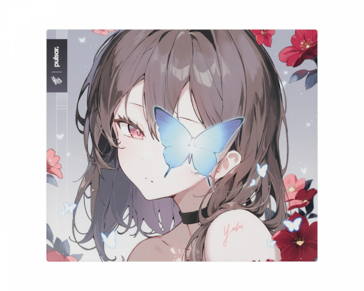  x Pulsar - Superglide3 Lasinen hiirimatto - Yuki Aim Edition