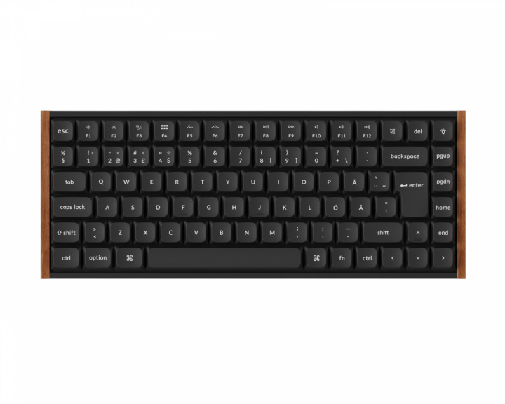  K3 Ultra SE 75% 8K Langaton Näppäimistö - Wood Black [Milk POM Red]