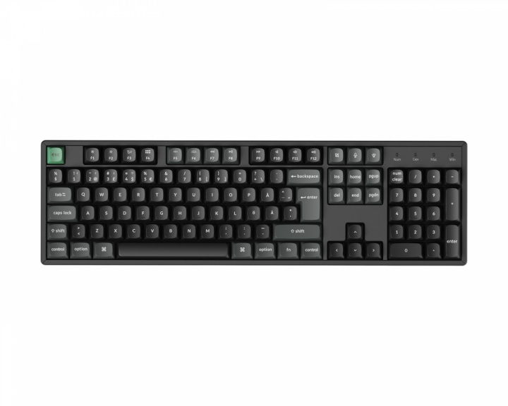  K10 Ultra 100% 8K Langaton Näppäimistö - Musta [Keychron Apex Red]