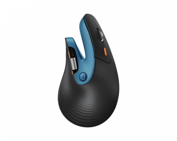  EM11 Pro Ergonomic Vertical Mouse - Musta/Sininen