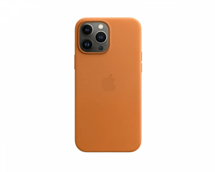  iPhone 13 Pro Max Nahkakuori - Golden Brown