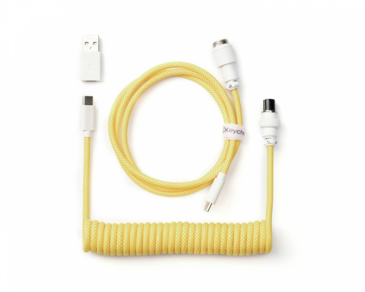  Coiled Aviator Kaapeli Straight 8K - Keltainen