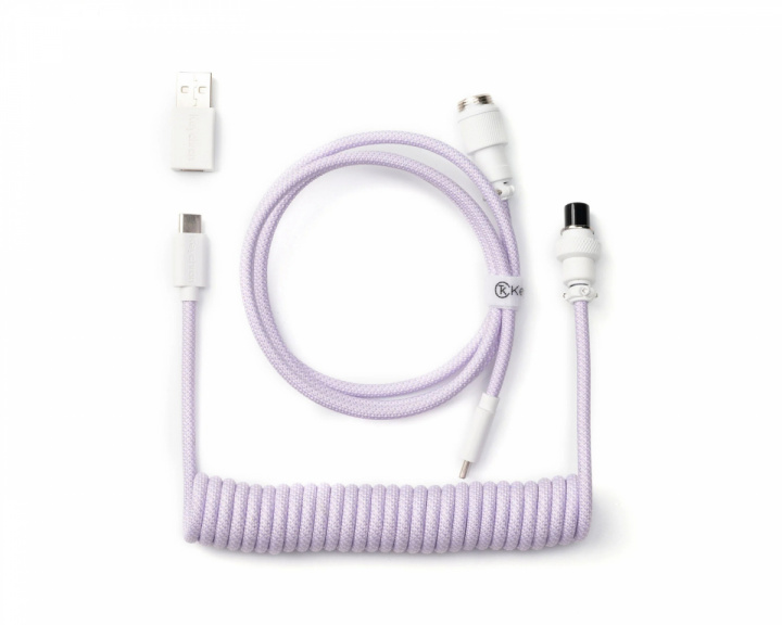  Coiled Aviator Kaapeli Straight 8K - Vaaleanvioletti