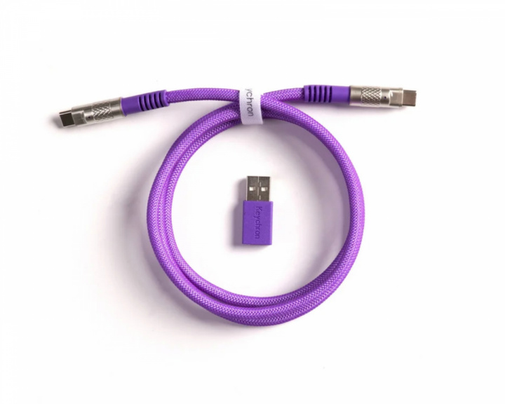  Double-Sleeved Geek Kaapeli 8K - Violetti