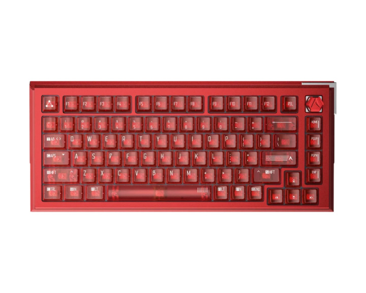 A75Ultra - 75 % Magneettinen ANSI-näppäimistö [QIAN] - Ruby Red
