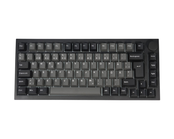  5075 V5 Black & Silver Langaton Näppäimistö [Penguin Silent Linear]