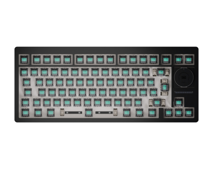  80HE+ Näppäimistö - Zinc Alloy Black [Lekker Tikken] - ISO
