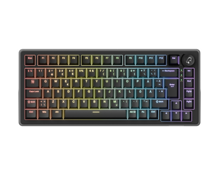  OK-HE-75 - 75% mekaaninen näppäimistö - Nordic ISO - [Haimu HE Switch]