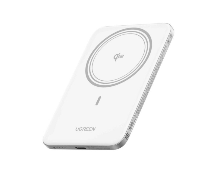  MagFlow Air Magneettinen Langaton Virtapankki 5000mAh 20W - Valkoinen