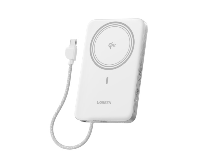  MagFlow Air Magneettinen Langaton Virtapankki 10000mAh 30W - Valkoinen
