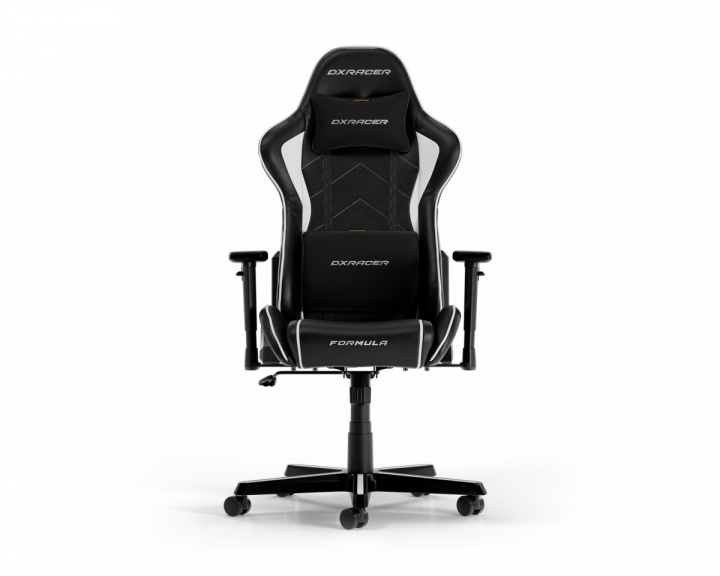 DXRacer FORMULA L Musta & Valkoinen PVC Nahka