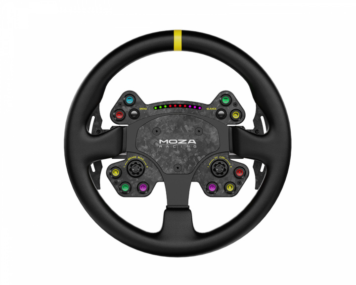 Moza Racing RS v2 Steering Wheel Round Leather - 33cm Rattiohjain (DEMO)