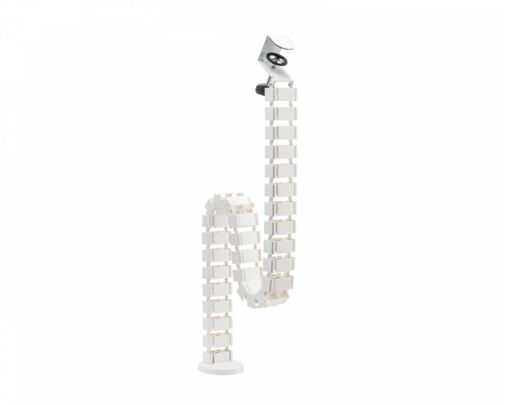 MaxMount Flexible Desk Cable Management Spine - Valkoinen Kaapelinkeräin (DEMO)