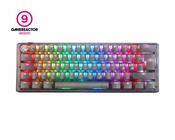 Ducky ONE 3 Mini Aura Black RGB Hotswap Näppäimistö [Baby Kangaroo] (DEMO)