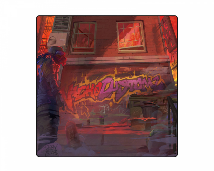Lethal Gaming Gear Saturn Gaming Hiirimatto - NachoCustomz Graffiti - XL Square - Limited Edition (DEMO)
