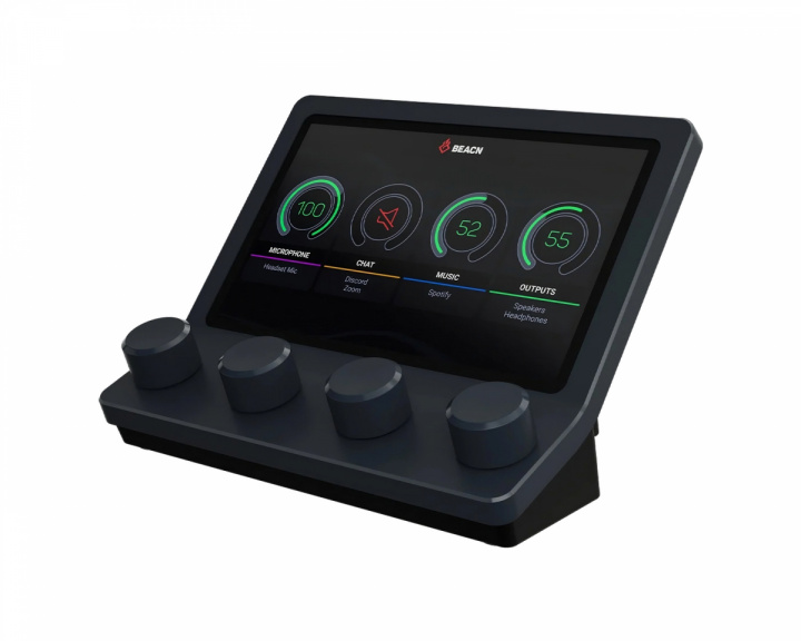 BEACN Audio Mixer Streaming & Podcast - Musta (DEMO)