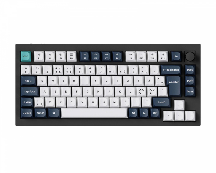 Keychron Q1 Max QMK 75% Langaton Mekaaninen Näppäimistö [Gateron Jupiter Red] - ISO (DEMO)