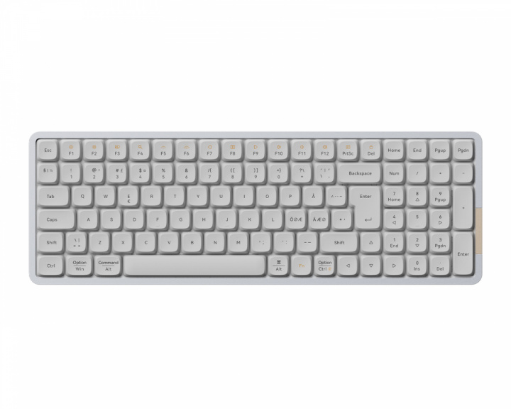 Lofree Flow100 96% Low-Profile RGB Mekaaninen Näppäimistö [Kailh Ghost] - Valkoinen (DEMO)