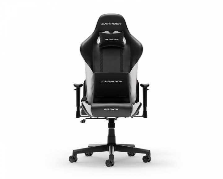 DXRacer PRINCE Pelituoli Musta & Valkoinen PVC Nahka L (DEMO)