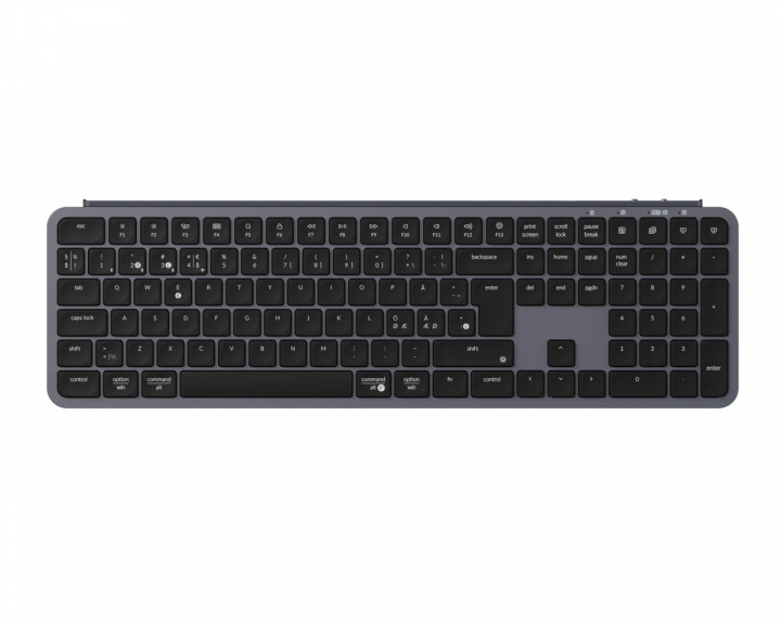 Keychron B6 Pro Ultra-Slim Langaton Näppäimistö - Space Gray - ISO (DEMO)