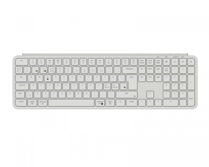 Keychron B6 Pro Ultra-Slim Langaton Näppäimistö - Ivory White - ISO (DEMO)