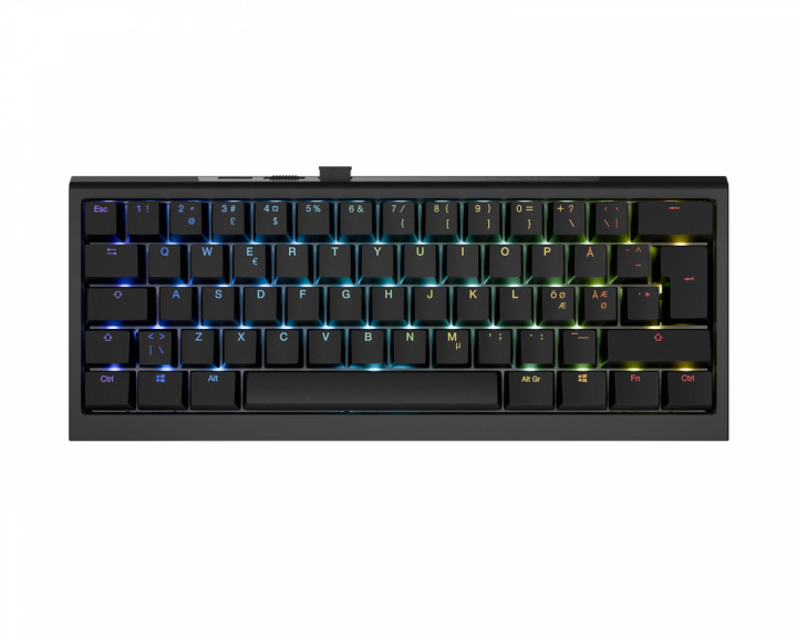 Ducky One X Mini 60% Langaton Pelinäppäimistö - Musta (DEMO)