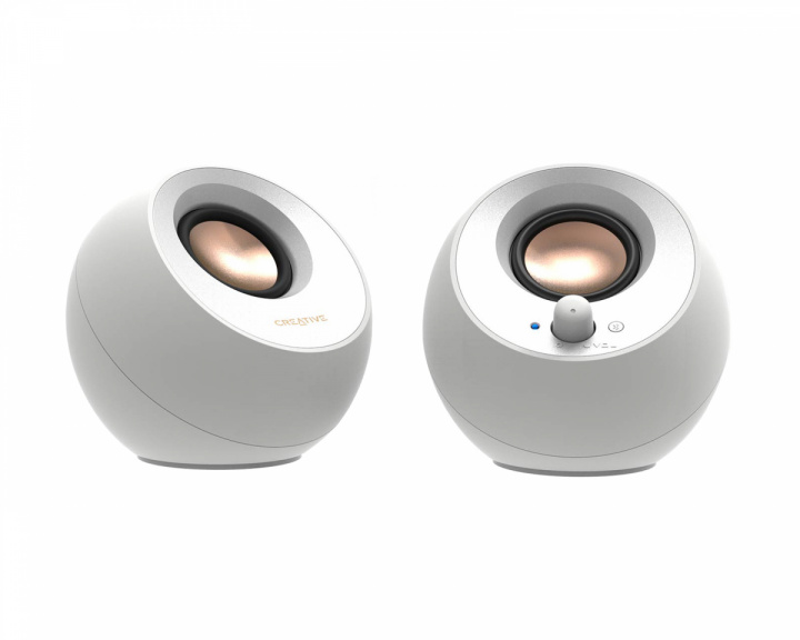 Creative Pebble V3 - 2.0 Kaiutin - Valkoinen (DEMO)