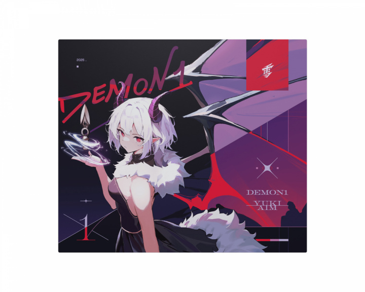Yuki Aim x Demon1 Glass Pad - Limited Edition (DEMO)