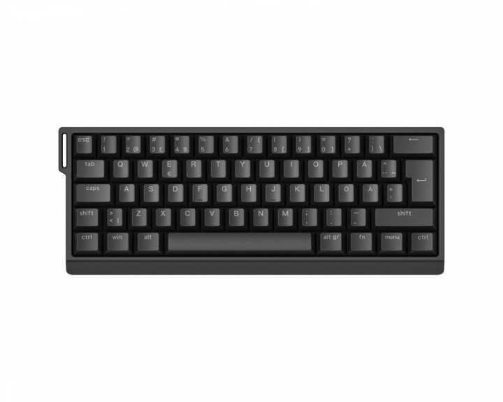 FGG MAD60 HE RGB ISO Näppäimistö [Magnetic Amber Pro] – Musta (DEMO)
