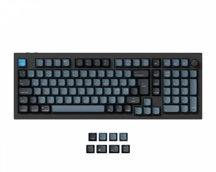 Keychron Q5 Pro Hotswap Knob ISO Näppäimistö – Musta [K Pro Red] (DEMO)