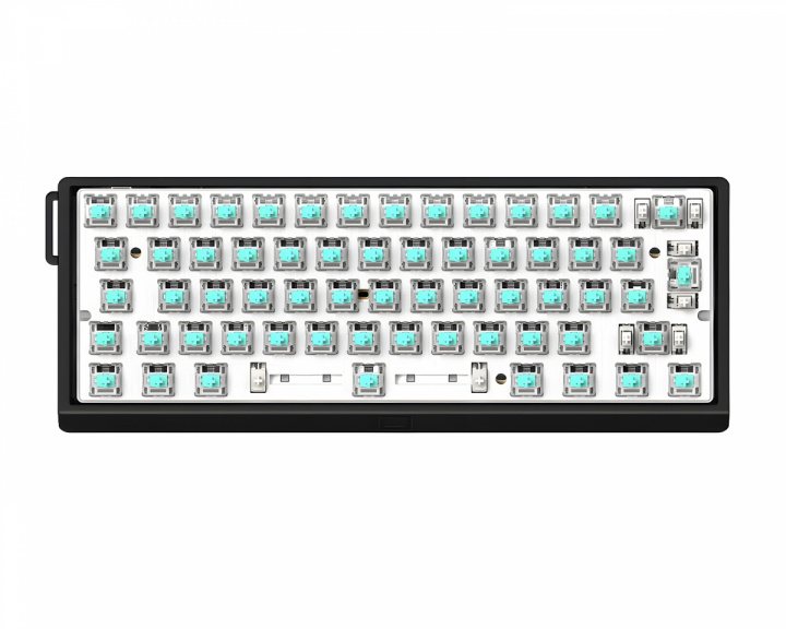 Wooting 60HE V2 -näppäimistö - ISO Non Split Spacebar - Black Aluminum (DEMO)