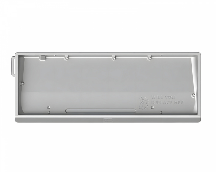 Wooting 60HE v2 Aluminum Case - Bright Silver (DEMO)