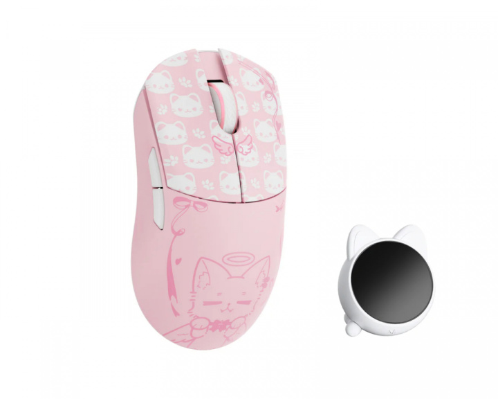 WLMouse Huan Ruostumaton Magnesiumseos Langaton Pelihiiri - Pinkko (DEMO)