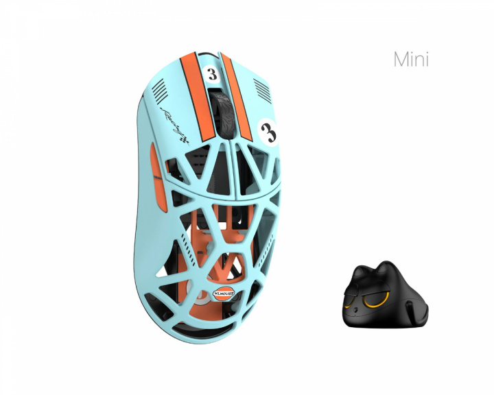 WLMouse Beast X Mini Pro - Sininen/Oranssi [Omron Opticals] - Vankka Sivu