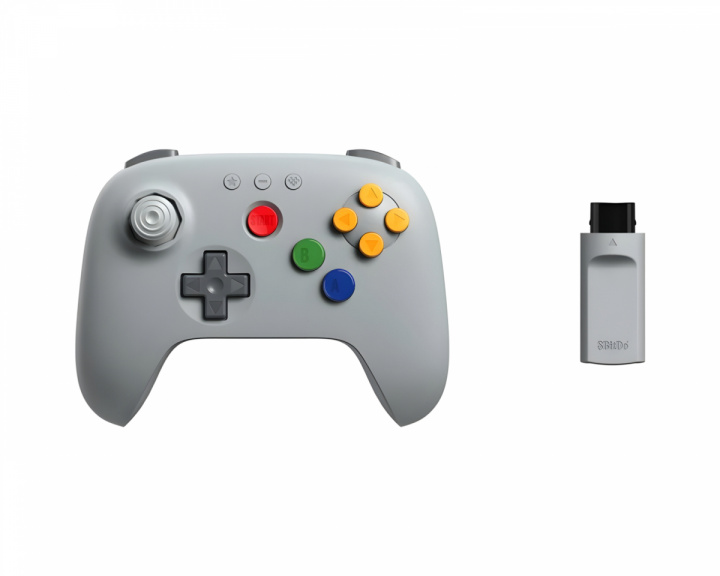 8Bitdo 64 Langaton 2.4G Ohjain - Retro (DEMO)