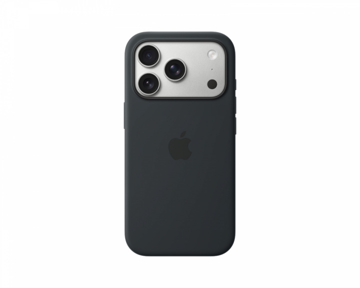 Apple iPhone 17 Pro -silikonikuori MagSafella - Musta (DEMO)
