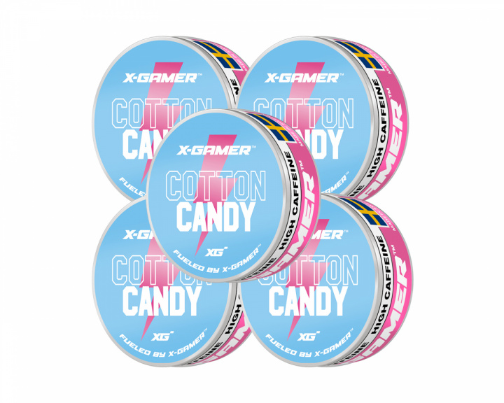 X-Gamer Pouch Energy - Cotton Candy (5 kpl)