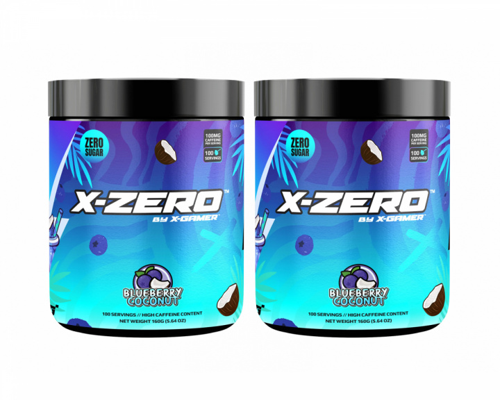 X-Gamer X-Zero Blueberry & Coconut - 2 x 100 Annos
