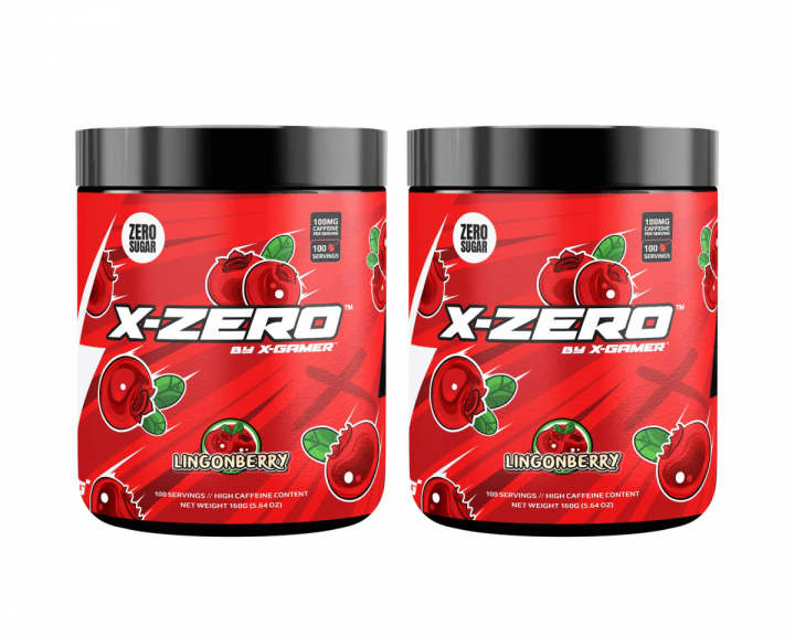 X-Gamer X-Zero Lingonberry - 2 x 100 Annos
