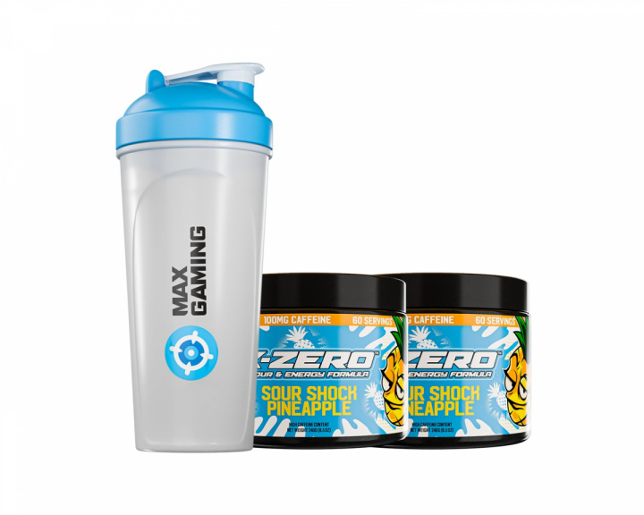 X-Gamer X-Zero Sour Shock Pineapple - 2 x 60 Annos + Shaker
